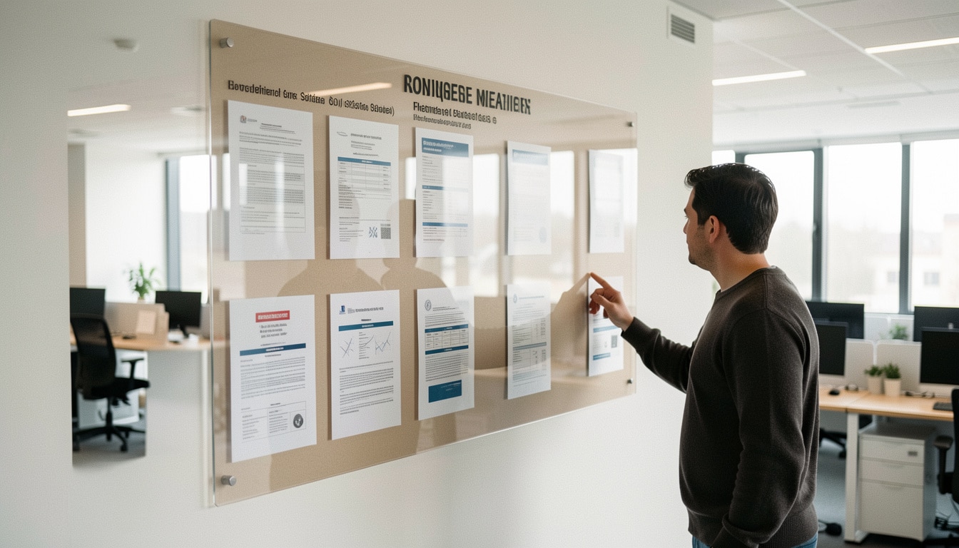 Affichage réglementaire en entreprise : les obligations